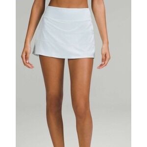 Lululemon Sz 10 Pace Rival Mid-Rise Skirt Powder Blue Golf Tennis